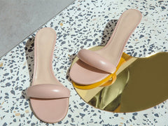 Rinoa Minimal Heeled Mules