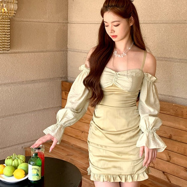 Amber Ice Lantern Dress ~ HANDMADE