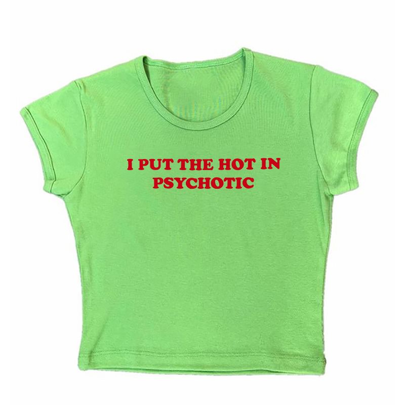 Psychotic Cropped Tee