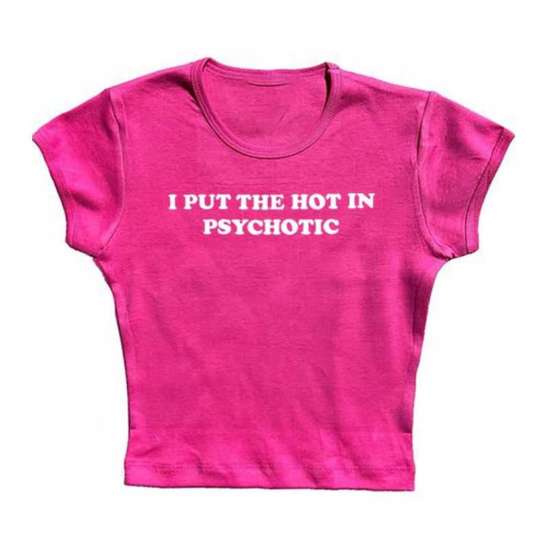 Psychotic Cropped Tee