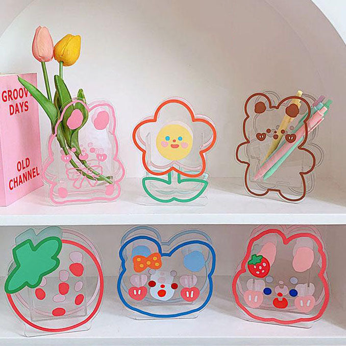 Kawaii Aesthetic Acrylic Vases