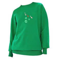 Koi Fish Embroidered Sweatshirt