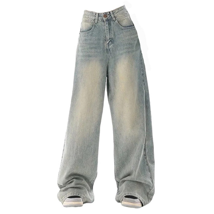 90's Light Wash Baggy Jeans