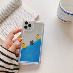 Floating Ducks Liquid iPhone Case