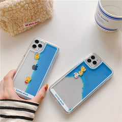 Floating Ducks Liquid iPhone Case