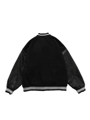 Men's Toweling Embroidered Varsity Jacket