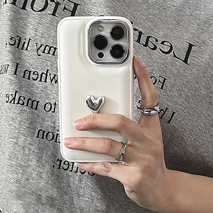 Minimalist Aesthetic Heart iPhone Case