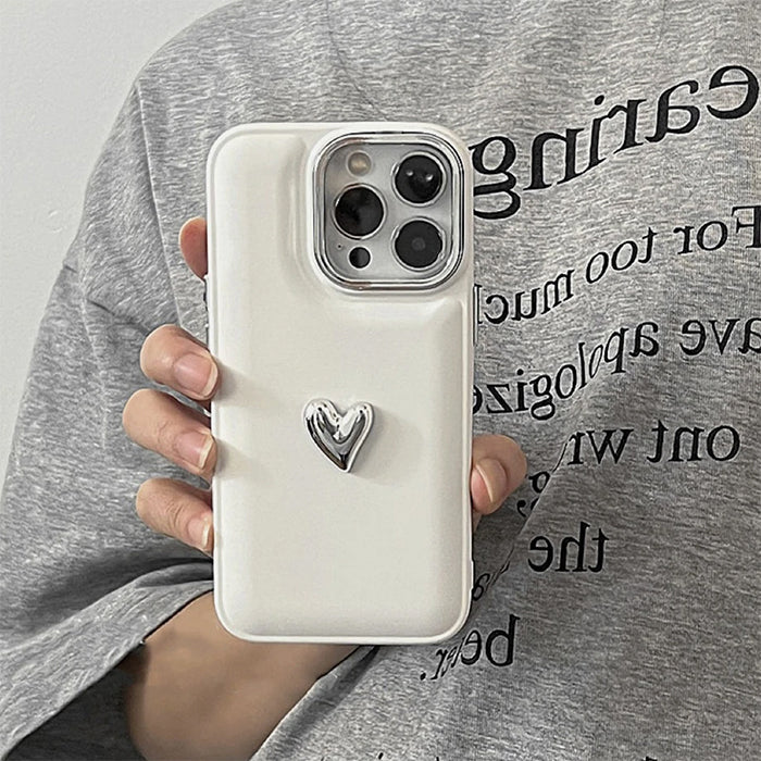 Minimalist Aesthetic Heart iPhone Case