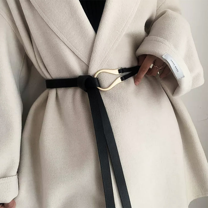 Minimalist Aesthetic Leather Belt