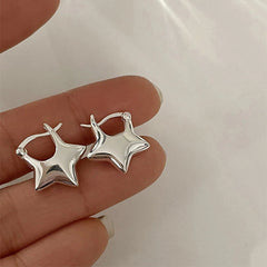 Minimalist Aesthetic Star Earrings