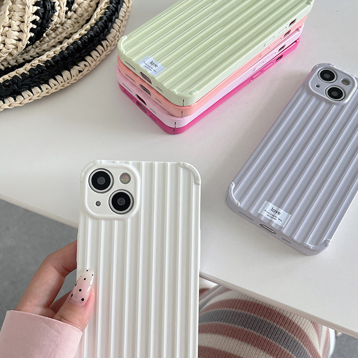 Minimalist Aesthetic Striped iPhone Case