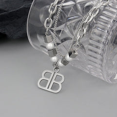 "B" Letter Necklace