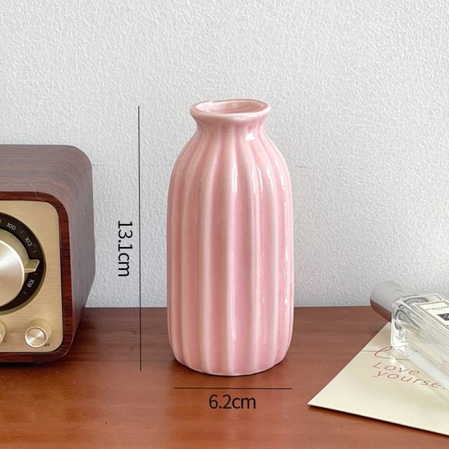 Minimalist Aesthetic Pastel Flower Vase