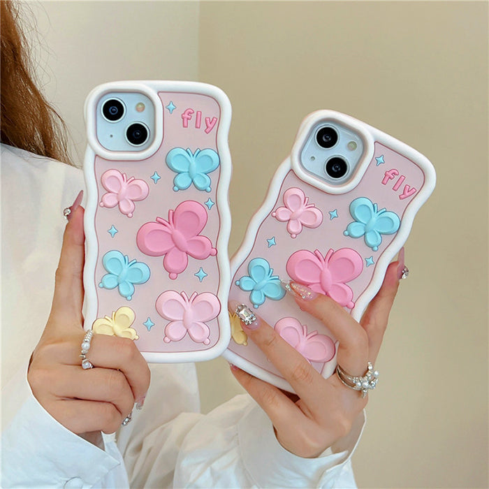 Pastel Butterfly iPhone Case