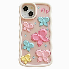 Pastel Butterfly iPhone Case