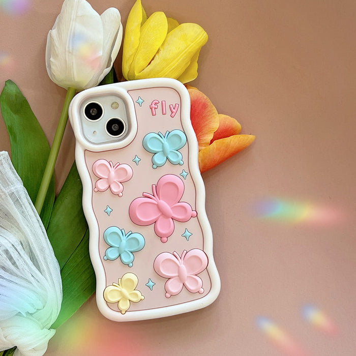 Pastel Butterfly iPhone Case