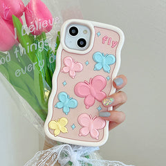 Pastel Butterfly iPhone Case