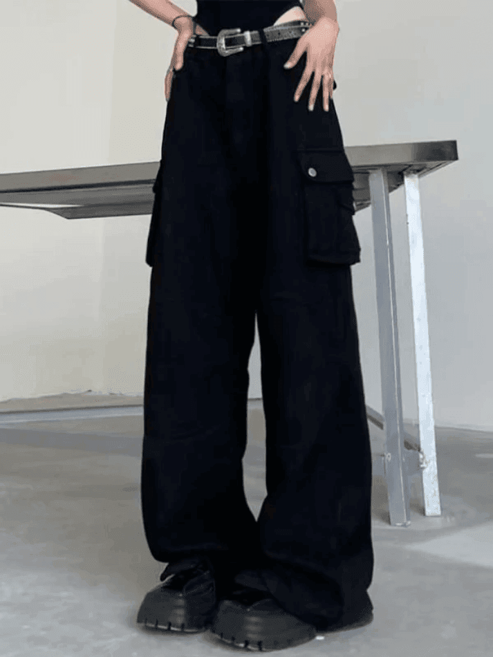 Patch Pocket Punk Cargo Pants