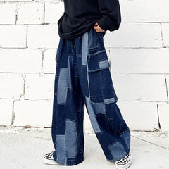 Patchwork Baggy Jeans