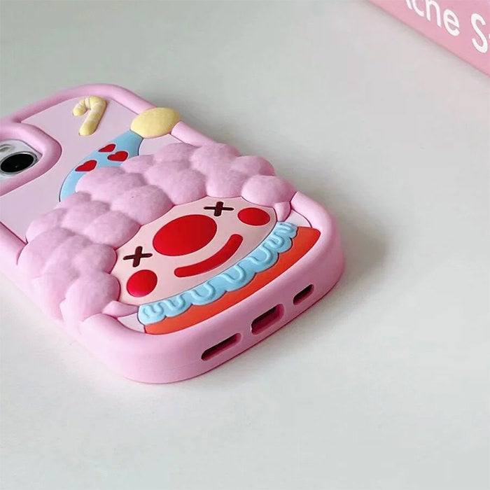 Pink 3D Clown IPhone Case