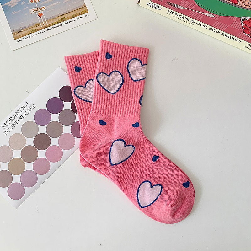 Naturally Sweet Pink Aesthetic Socks