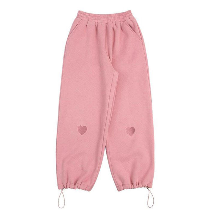 Soft Girl Heart Joggers