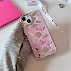 Pink Lace Up iPhone Case