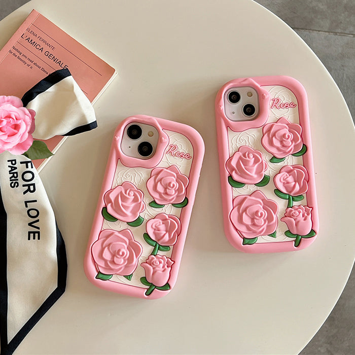 Pink Roses iPhone Case