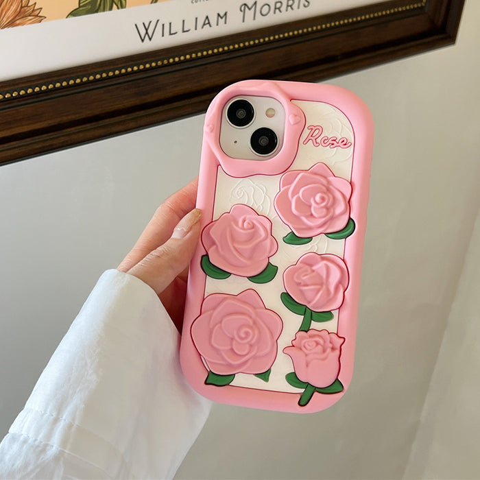 Pink Roses iPhone Case