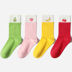 Pixel Fruit Socks