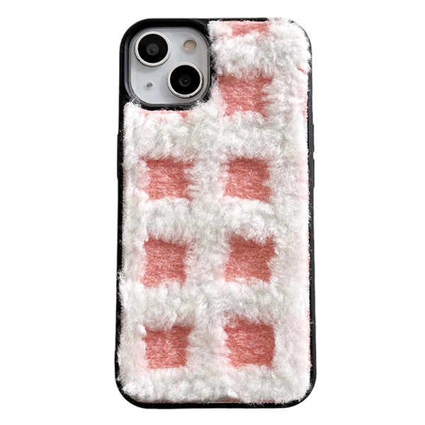 Plaid Fuzzy iPhone Case