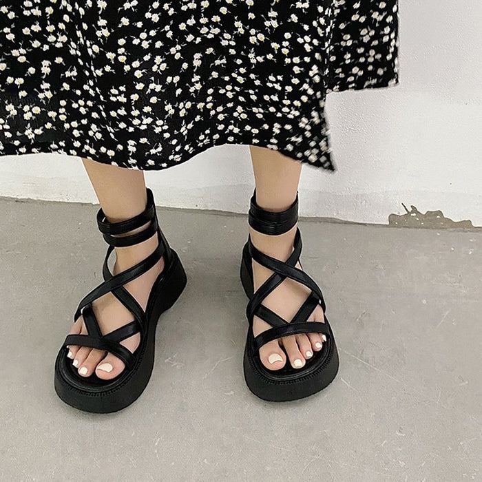 Goblincore Platform Sandals