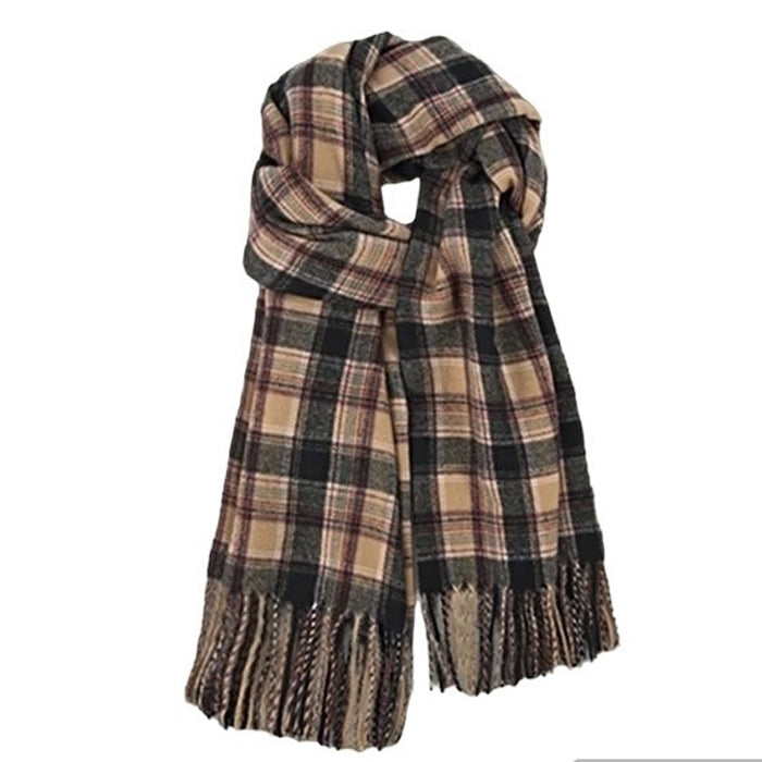 Preppy Aesthetic Plaid Scarf