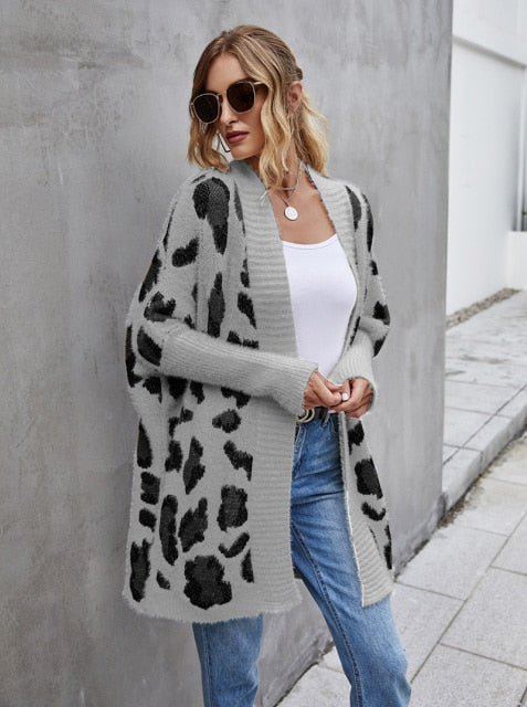 Perfection Leopard Knit Cardigan