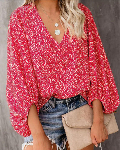 TRACY PRINTED BLOUSE