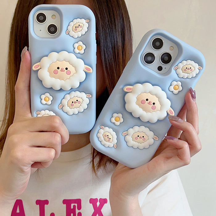 Puffy Sheep iPhone Case