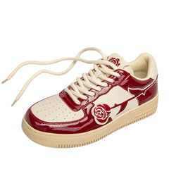 Red Rose Aesthetic Sneakers