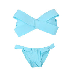 Bow Bandeau Bikini Set