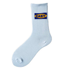 Skate Ribbed Crew Socks