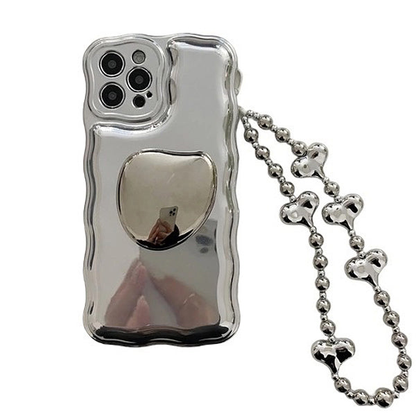 Silver Bead Chain iPhone Case