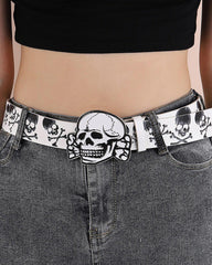 2000s Style Skull Belt