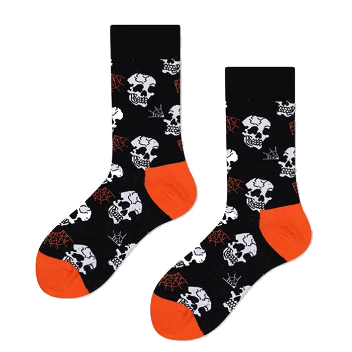 Skull Print Socks