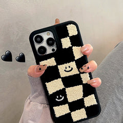 Smile Checker Fuzzy iPhone Case