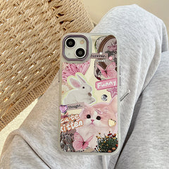 Soft Aesthetic Bunny iPhone Case