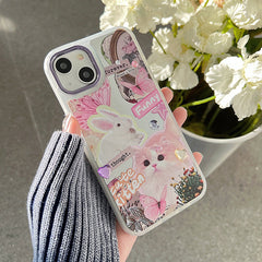 Soft Aesthetic Bunny iPhone Case