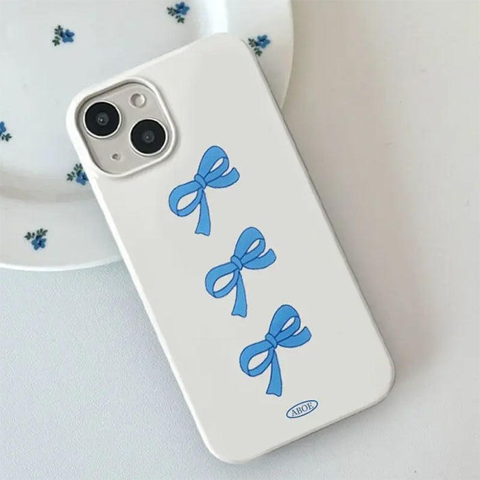 Soft Girl Bows iPhone Case