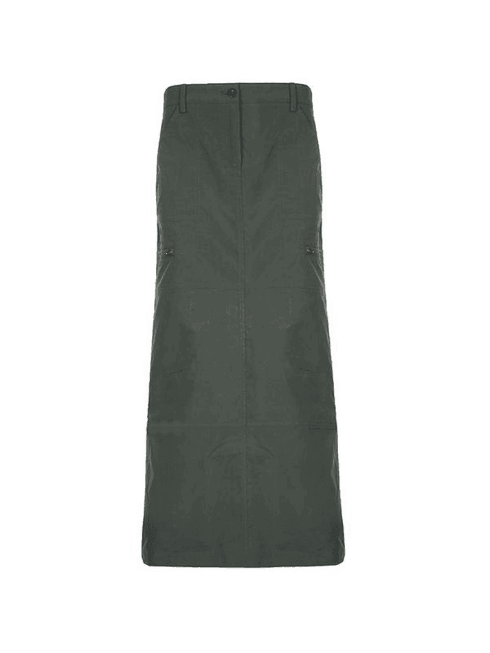 Split Y2K Low Waist Cargo Skirt