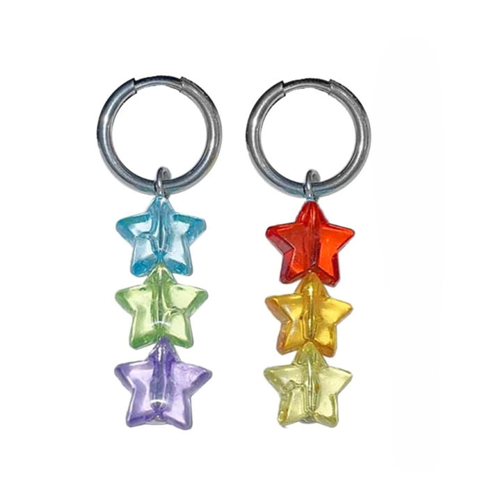 Candy Star Beads Earrings