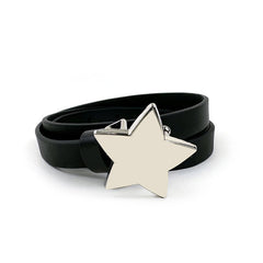 Star Buckle Thin Belt