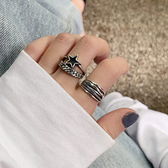 Star Chain Double Ring